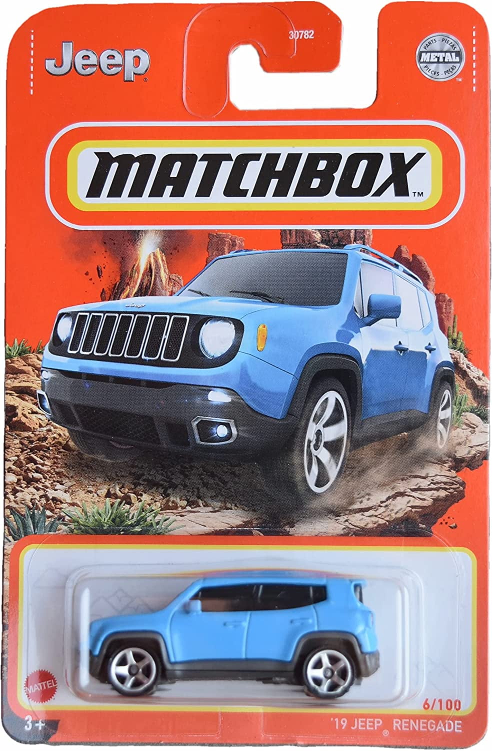 Embalagem danificada* Matchbox European Streets – 2022 Renault Mégane