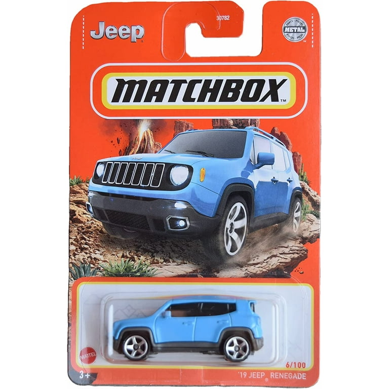 Matchbox '19 Jeep Renegade (Blue) 1:64 Scale - Walmart.com