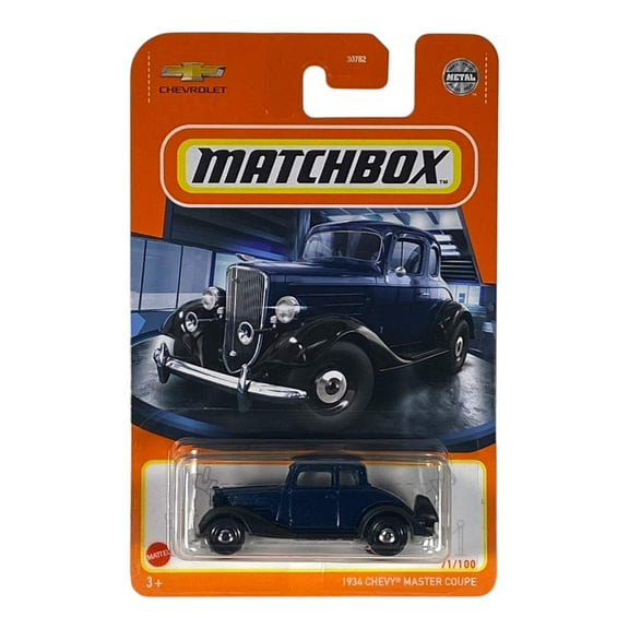 Matchbox 1934 Chevy Master Coupe (2021) Black Die-Cast Car 71/100
