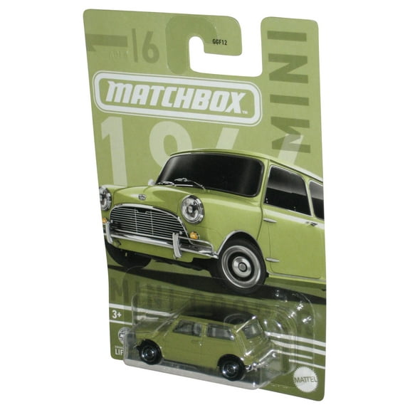 Matchbox 1964 Austin Mini Cooper Green (2023) Mattel Toy Car 1/6