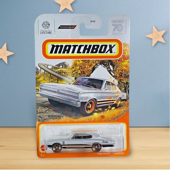 Matchbox 1966 Dodge Charger Car, 70 Years Special Edition 12/100 - Die-cast Vehicle