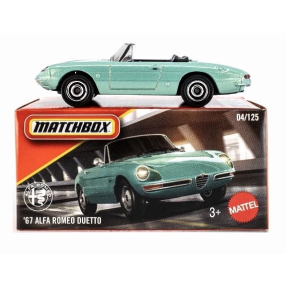 Matchbox 1967 Alfa Romeo Duetto Power Grabs New 2026