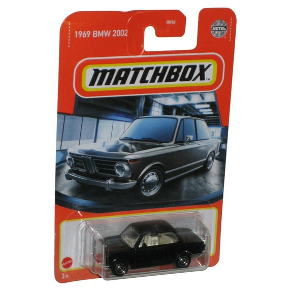 Matchbox 1969 BMW 2002 (2021) Black Metal Die-Cast Toy Car 84/100