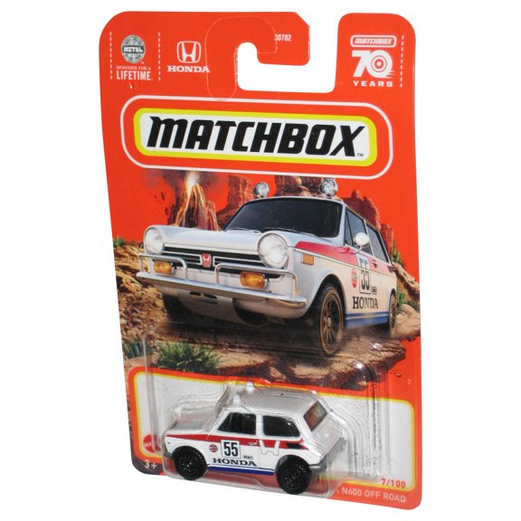 Matchbox 1970 Honda N600 Off Road (2023) White Toy Car 7/100