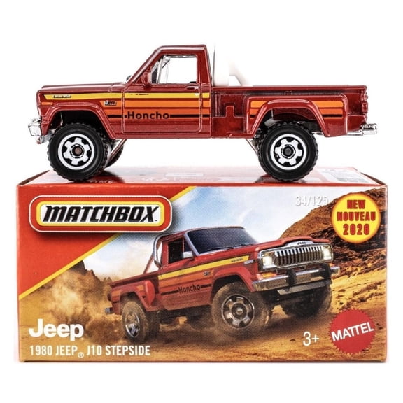 Matchbox 1980 Jeep J10 Stepside Power Grabs New 2026