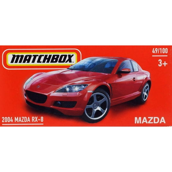 Matchbox 2004 Mazda RX-8 Diecast Car (Red)