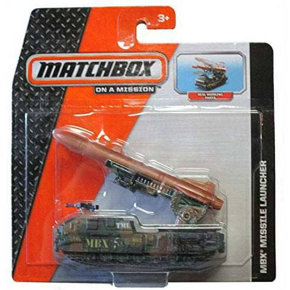 Matchbox 2014 On a Mission: Mbx Missile Launcher - Includes Real Working Parts