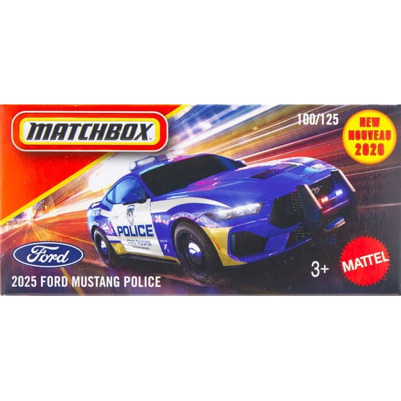 Matchbox 2015 Ford Mustang Police Diecast Car