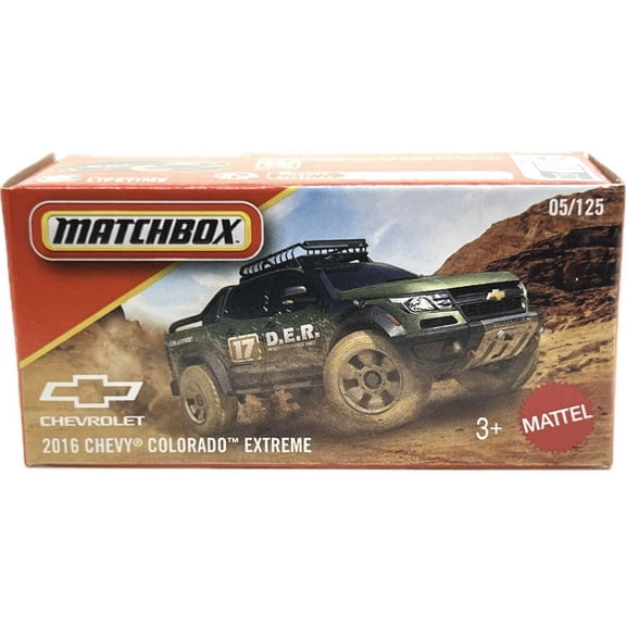 Matchbox 2016 Chevy Colorado Extreme Power Grabs New 2026