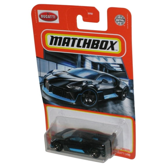Matchbox 2018 Bugatti Divo (2020) Black Metal Toy Car 39/100