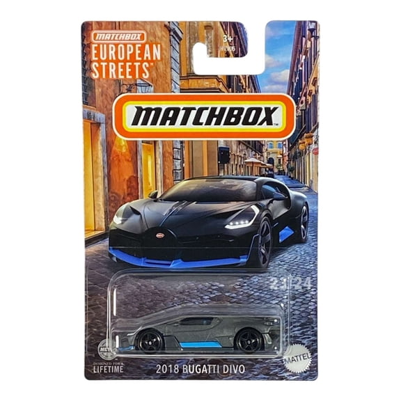 Matchbox 2018 Bugatti Divo European Streets 23/24 Die-Cast Car