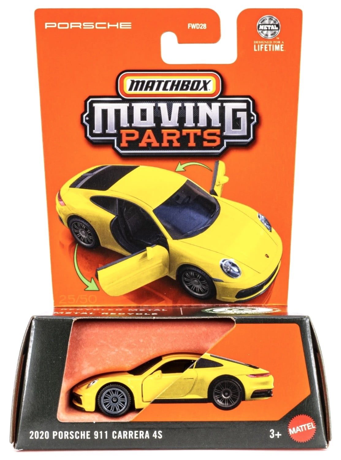 Matchbox 2020 Porsche 911 Carrera 4S Moving Parts New 2025 Matchbox 2020 Porsche 911 Carrera 4S Moving Parts New 2025