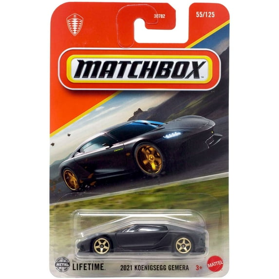 Matchbox 2021 Koenigsegg Gemera Diecast Car (Black)