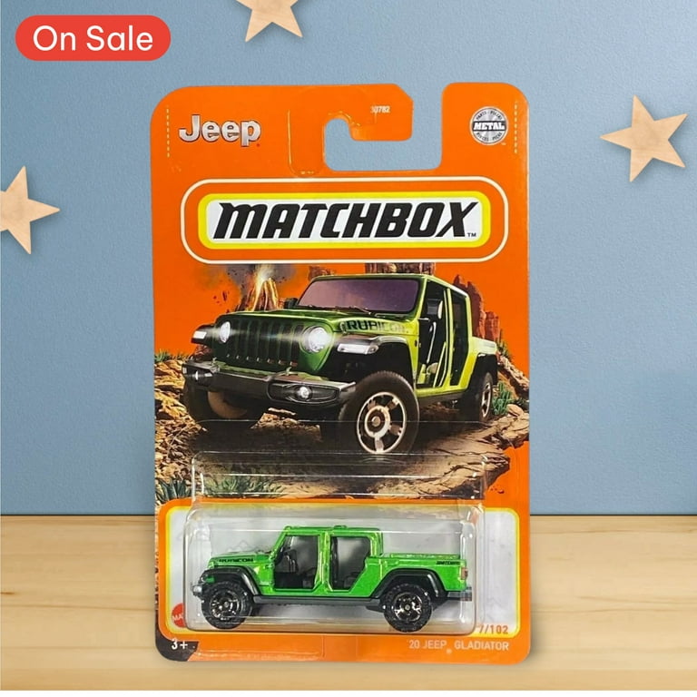Matchbox 2022 Jeep Gladiator Green, Die-Cast Metal Collectible, 1