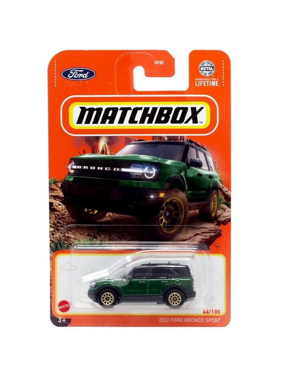 Matchbox 2022 Ford Bronco Sport Diecast Car (Green)