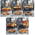 thumbnail image 1 of Matchbox 2023 "70th Anniversary" Moving Parts Diecast Car Play Vehicle, Orange, 5 Count, 10.8 oz, 1 of 7