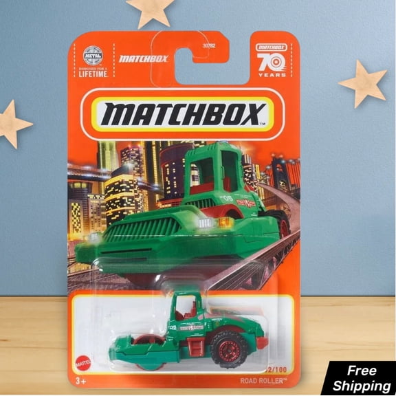 Matchbox 2023 Mix 3 Diecast Collection - Road Roller