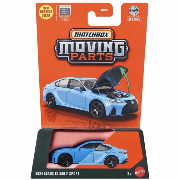 Matchbox 2024 Lexus IS 500 F Sport Moving Parts New 2026