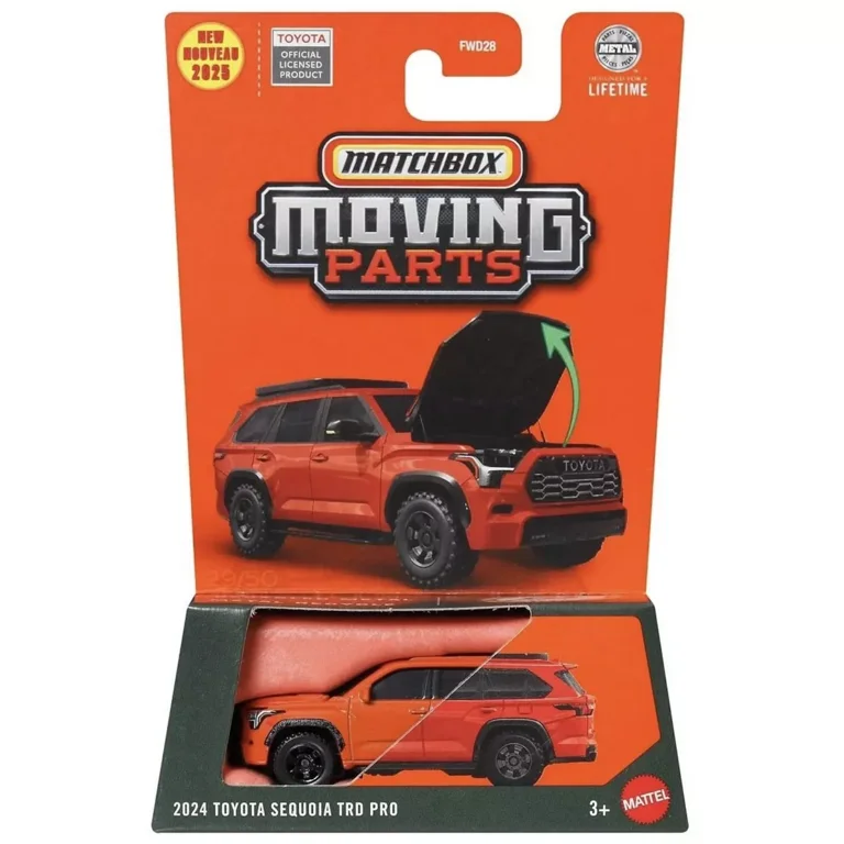 Matchbox 2024 Toyota Sequoia TRD Pro Moving Parts New 2025