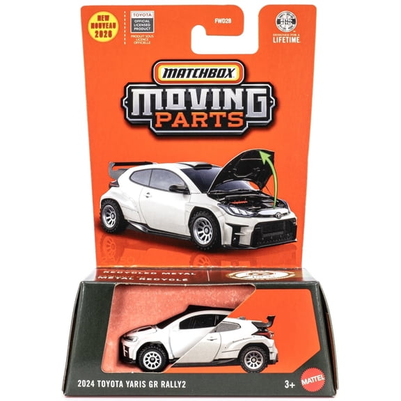 Matchbox 2024 Toyota Yaris GR Rally2 Moving Parts