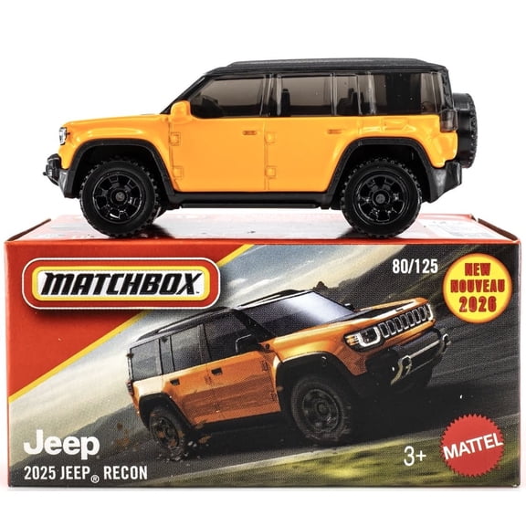 Matchbox 2025 Jeep Recon Power Grabs New 2026