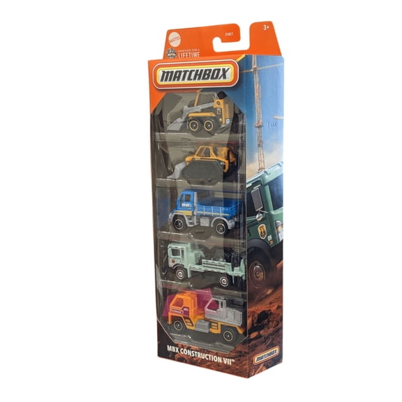 Matchbox 5 Pack MBX Construction