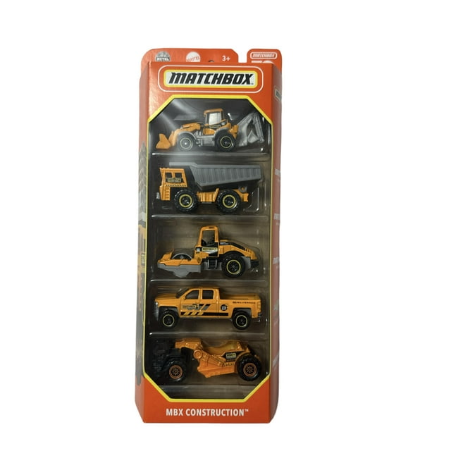 Matchbox 5 pack - MBX CONSTRUCTION - Diecast collectible - Walmart.com