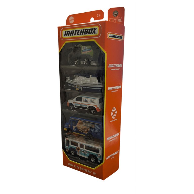 Matchbox 5 pack MBX Drivers IV - Walmart.com