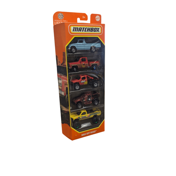 Matchbox 5 pack MBX Off Road Trucks