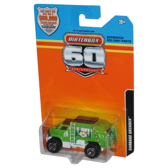 Matchbox 50th Green Garbage Grinder (2012) Die-Cast Toy Vehicle