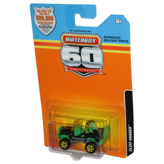 Matchbox 60th Cliff Hanger (2012) Mattel Green Die-Cast Toy Car