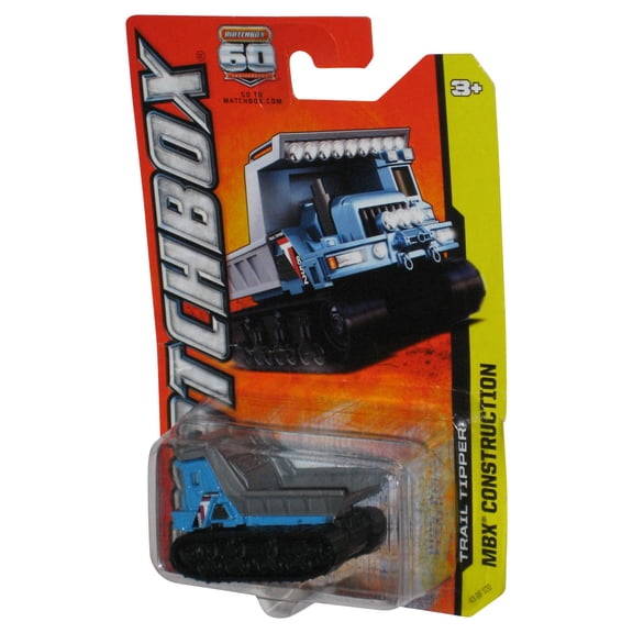Matchbox 60th MBX Construction (2012) Blue Trail Tipper Toy 43/120
