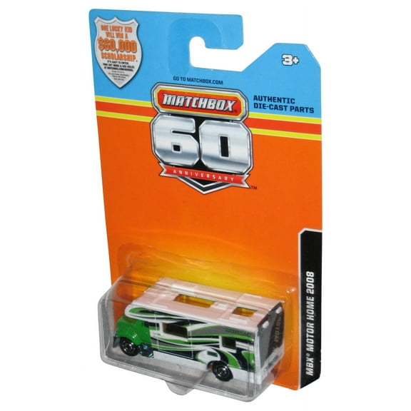 Matchbox 60th MBX Motor Home 2008 White (2012) Toy Car Vehicle