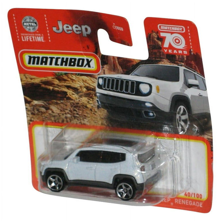 Matchbox 70 Years White '19 Jeep Renegade Die-Cast Metal Car 40