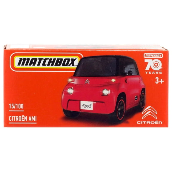 Matchbox 70th Anniversary Citroen AMI Diecast Car (Red)