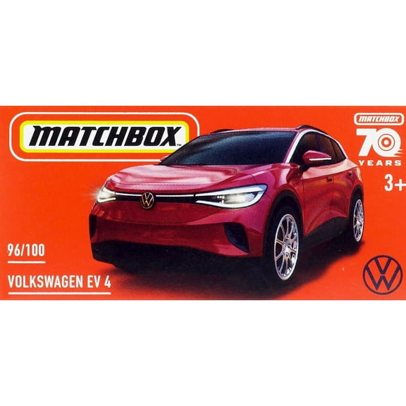 Matchbox 70th Anniversary Volkswagen I.D. 4 Diecast Car (Red)