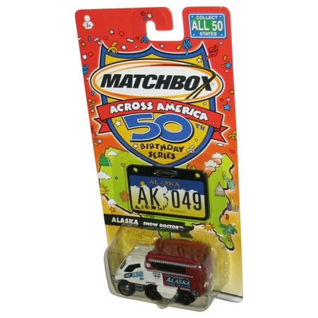 Matchbox Across America 50th Birthday (2001) Alaska Snow Doctor Toy Truck