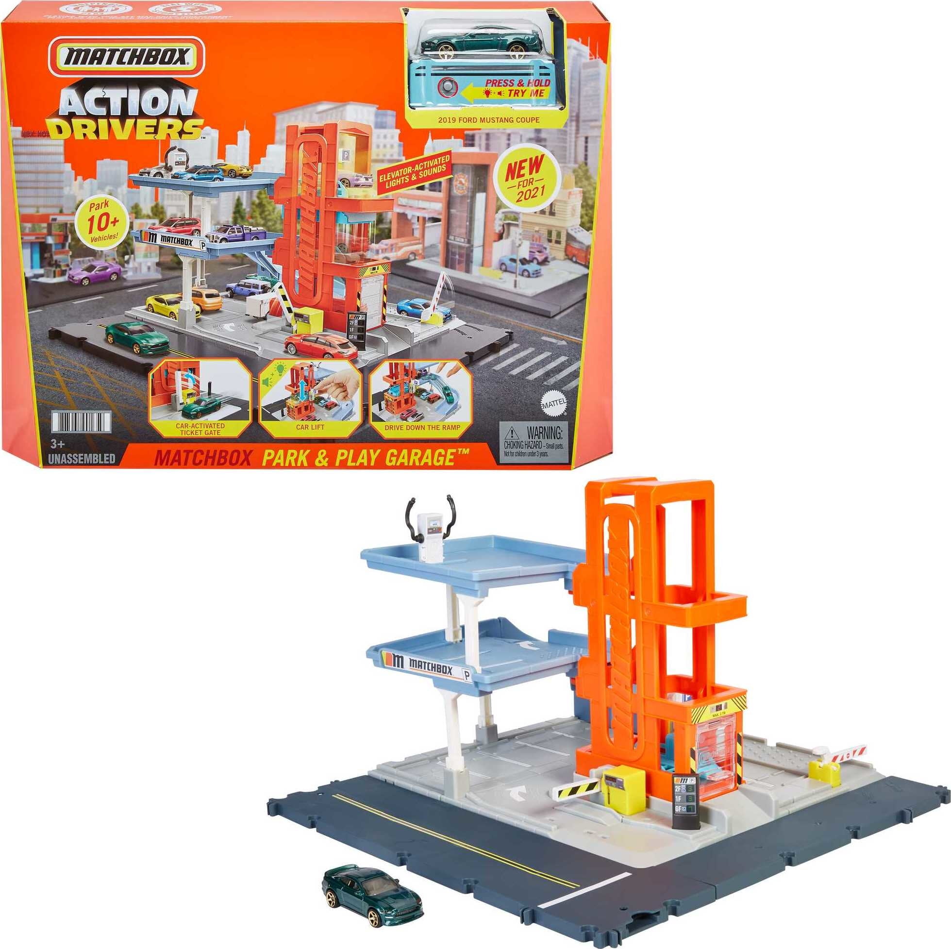 Action Drivers Park Play Garage Playset avec Voiture in Guinea at GNF 972504 Rating 4