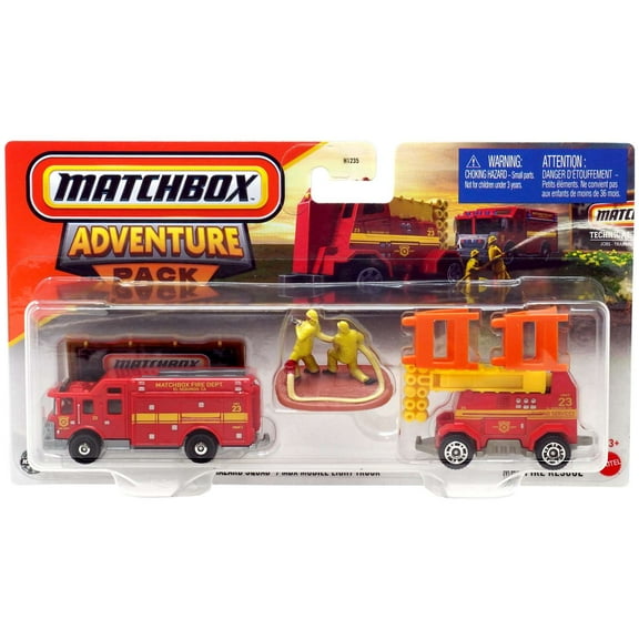 Matchbox Adventure Pack Hazard Squad / MBX Mobile Light Truck
