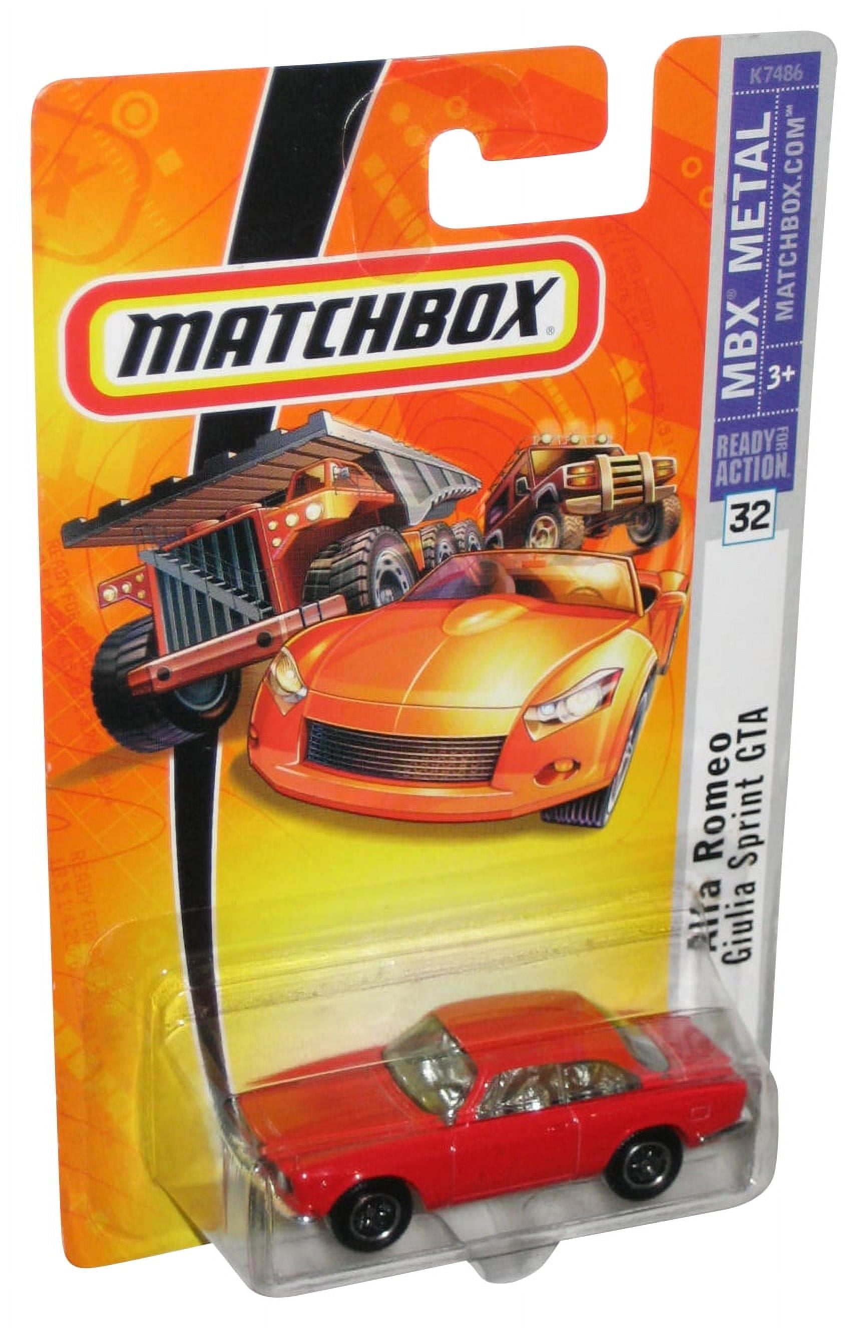 Matchbox Alfa Romeo Giulia Sprint GTA (2007) Mattel Red MBX