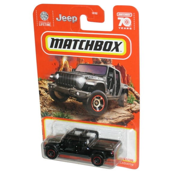 Matchbox Black '20 Jeep Gladiator (2022) Mattel Die-Cast Toy Car 41/100