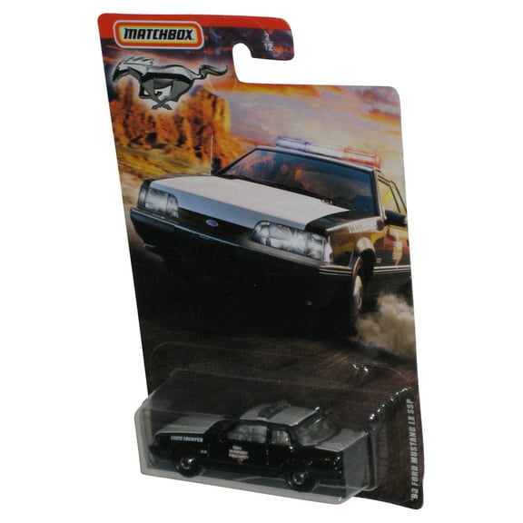 Matchbox Black '93 Ford Mustang LX SSP (2019) Mattel Toy Car 2/12