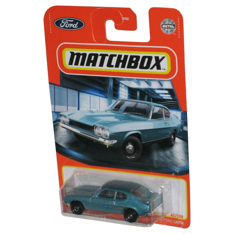 Matchbox Blue 1970 Ford Capri (2020) Metal Toy Car 41/100