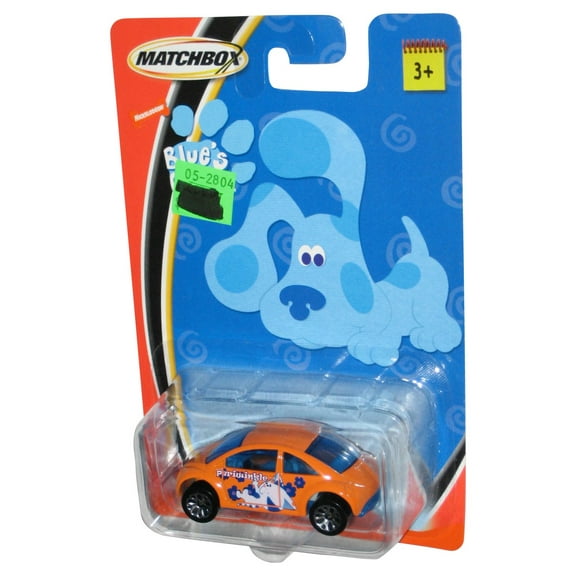Matchbox Blue's Clues Periwinkle (2004) Mattel Orange Car Toy