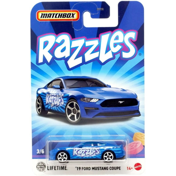 Matchbox Candy '19 Ford Mustang Coupe Diecast Car (Razzles)
