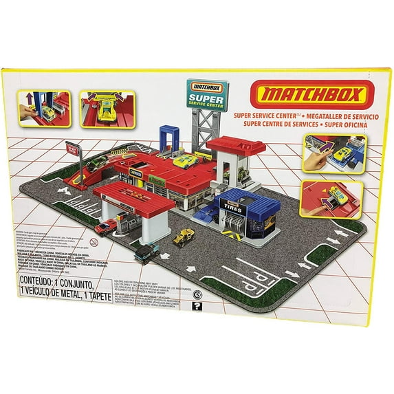 Matchbox Car Garage Playset, Super Service Center by Mattel Inc