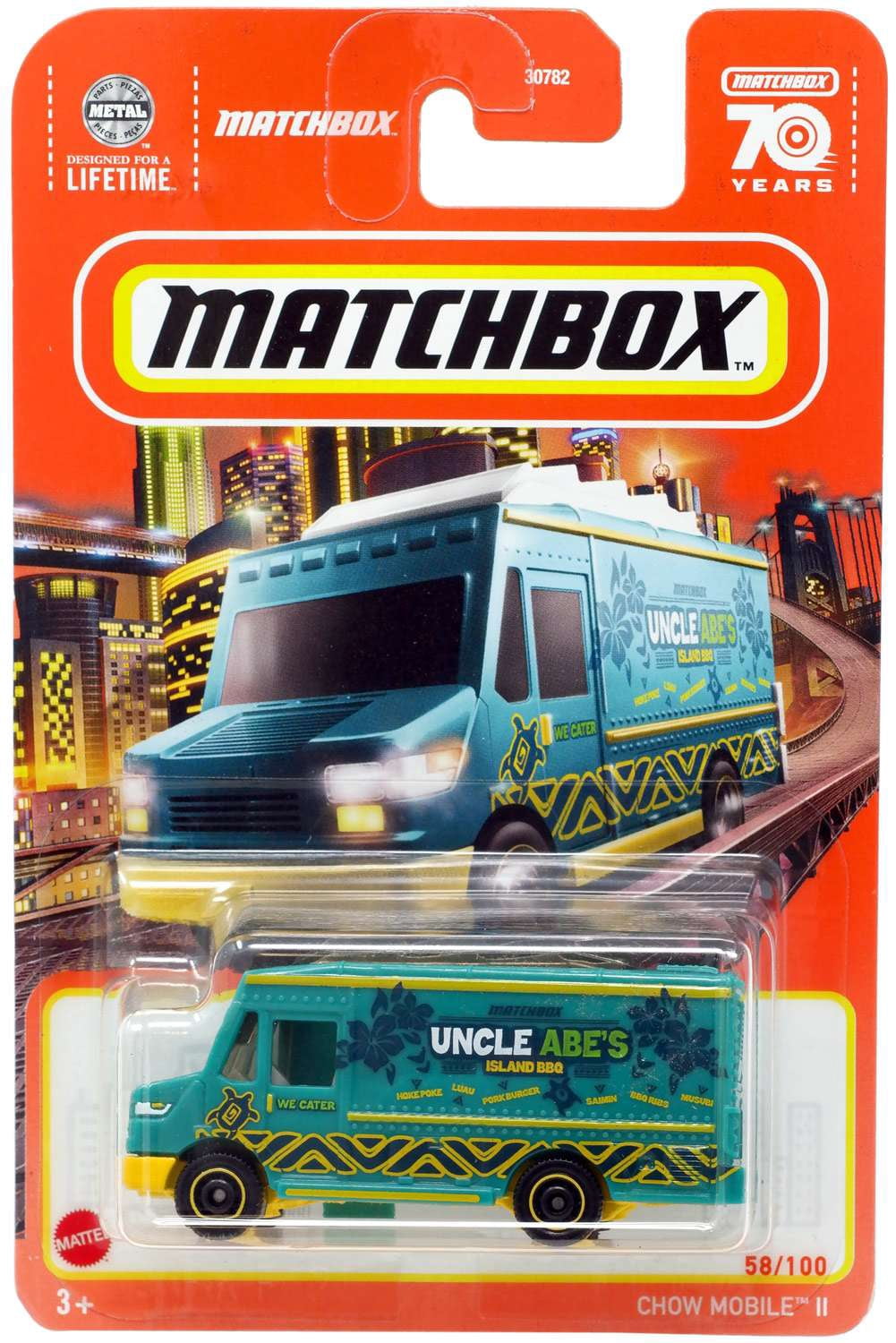 Matchbox Moving Parts Mercedes-Benz Sprinter Van 1:64 Scale Die-Cast Toy Car With Opening Doors