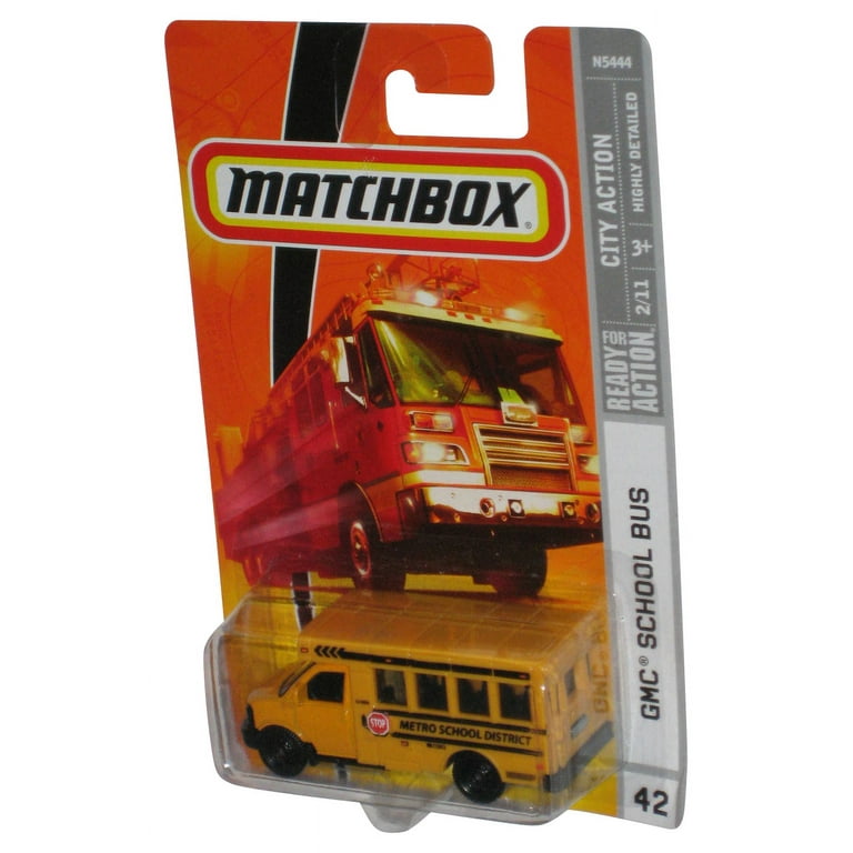 Gmc school bus matchbox hotsell