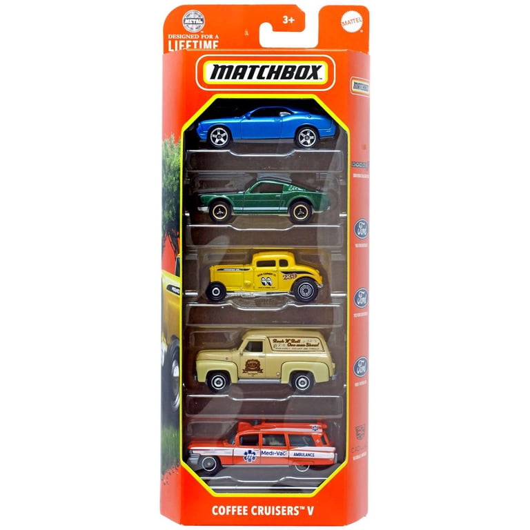 Matchbox Coffee Cruisers V Diecast Vehicle 5-Pack - Walmart.com