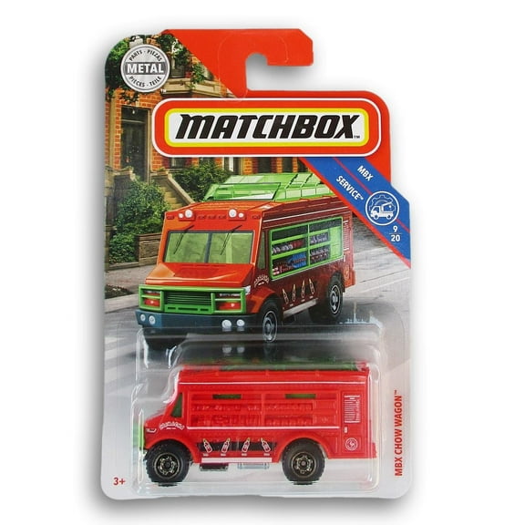 Matchbox Collectible Cars Chow Wagon - Red - MBX Service 9/20